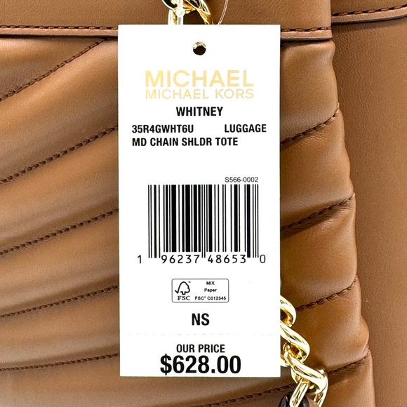 Michael Kors Whitney Medium Quilted Tote Bag Luggage (NWT) - Picture 11 of 11